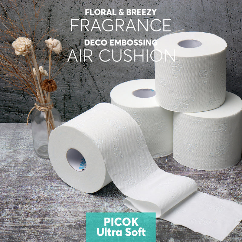 Picok Ultra Soft Toilet Tissue Paper 9Rolls