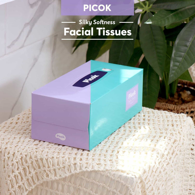 Picok Silky Facial Tissues (150 X 3Box)