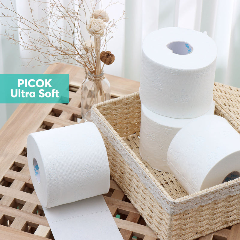 Picok Ultra Soft Toilet Tissue Paper 6Rolls