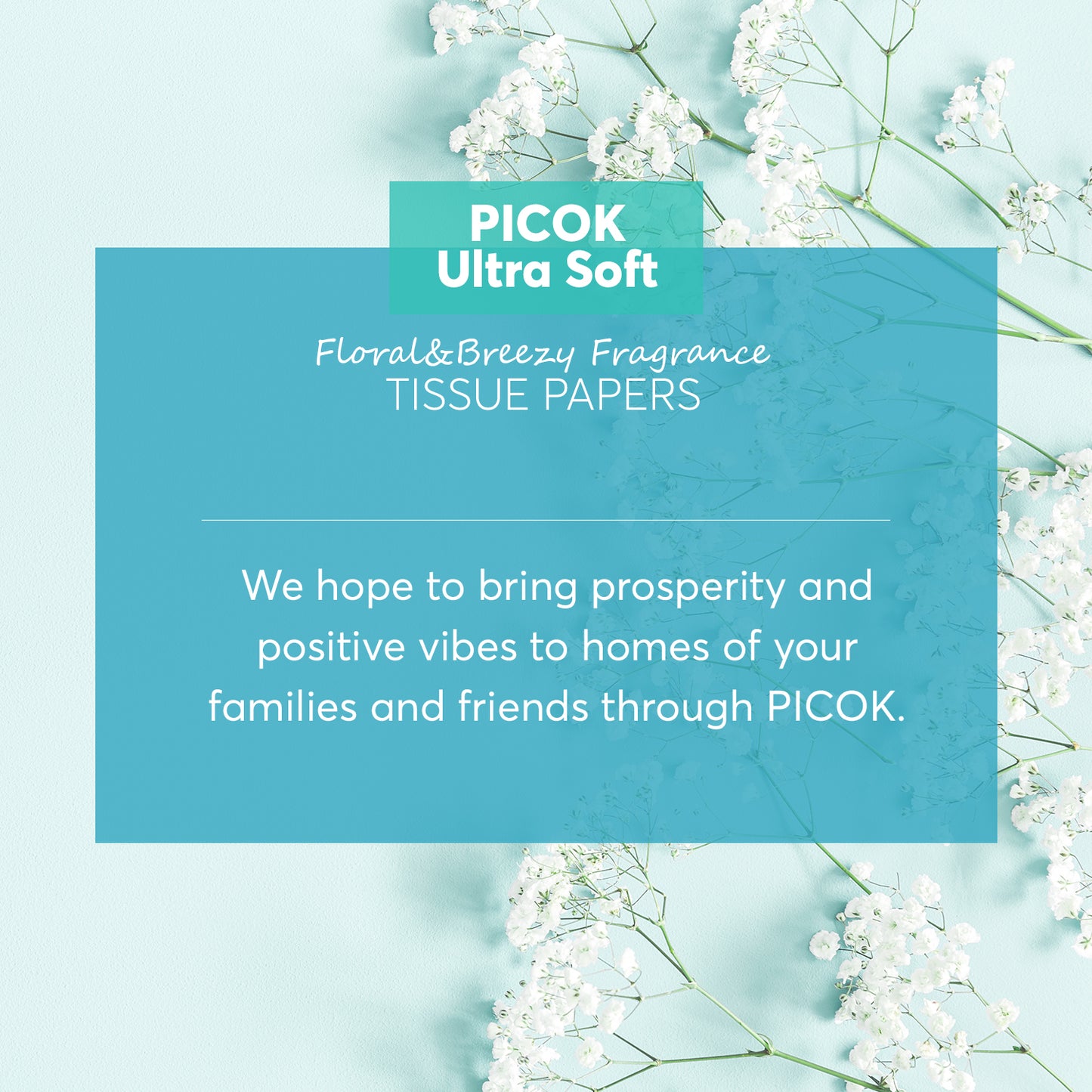 Picok Ultra Soft Toilet Tissue Paper 9Rolls (6Packs) Bulk